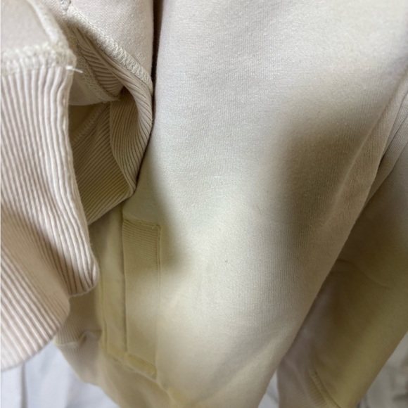 J. America Cream Zip Up Sweater Soft Knit‎ High Collar - Picture 6 of 7